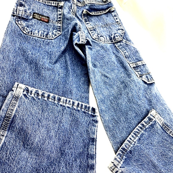 WRG Wrangler Jeans Boys Size 8 Slim Adjustable Waist Children Kids Denim Blue - Picture 3 of 7